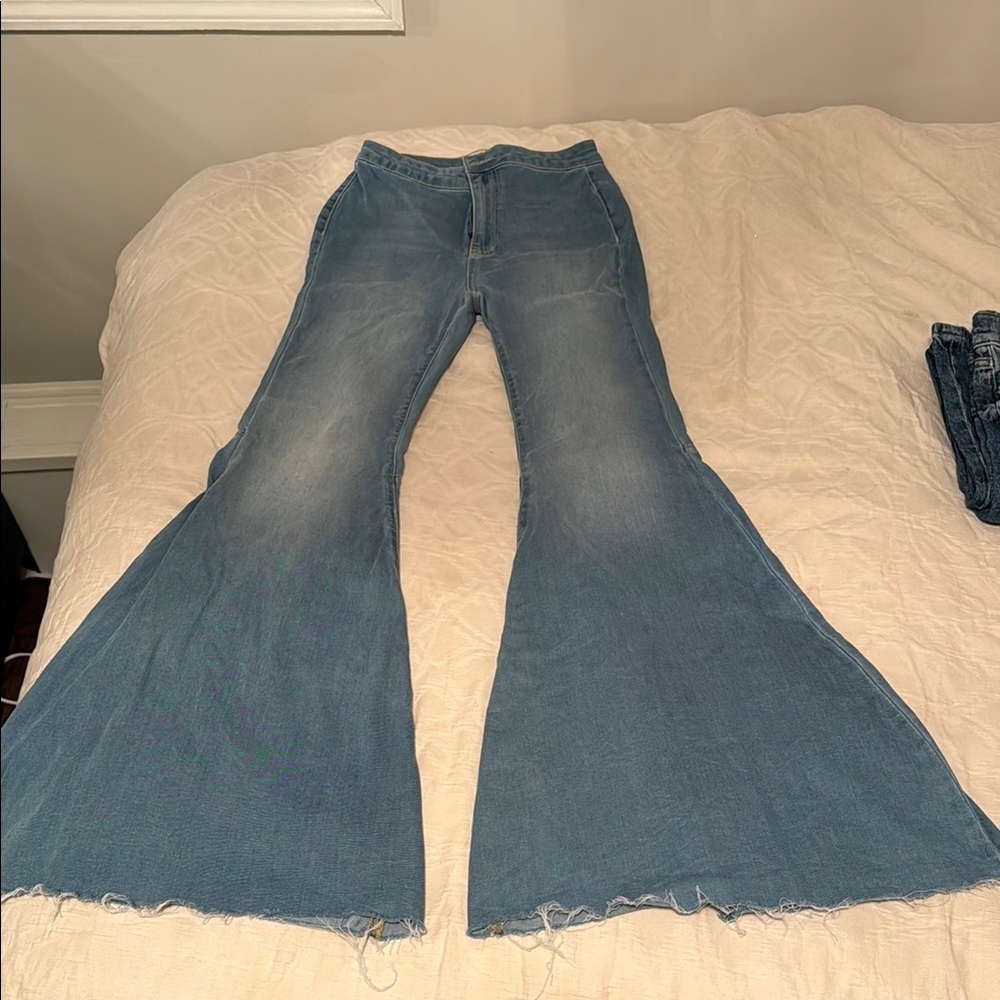 Free people flare stretch jeans